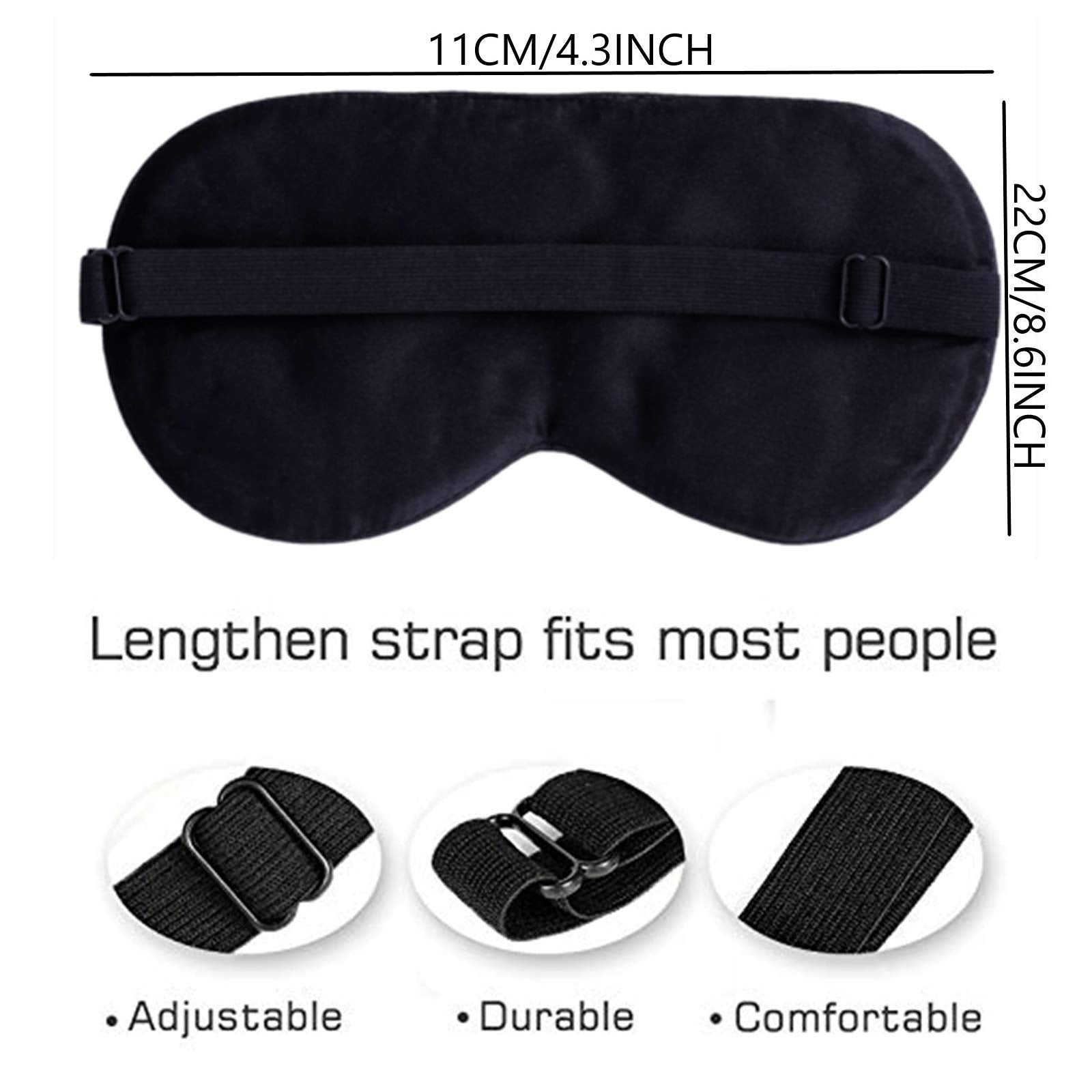 #17: Maxfeel 100% Pure Silk Eye Mask Sleep Eye Mask Eye Cover Eyeshade Sleeping Eye Mask Printed Colors (#17)
